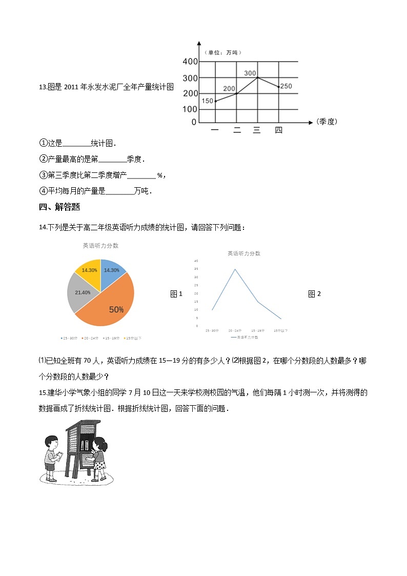 西师大版五年级数学下册第六单元测试卷 (1)第3页