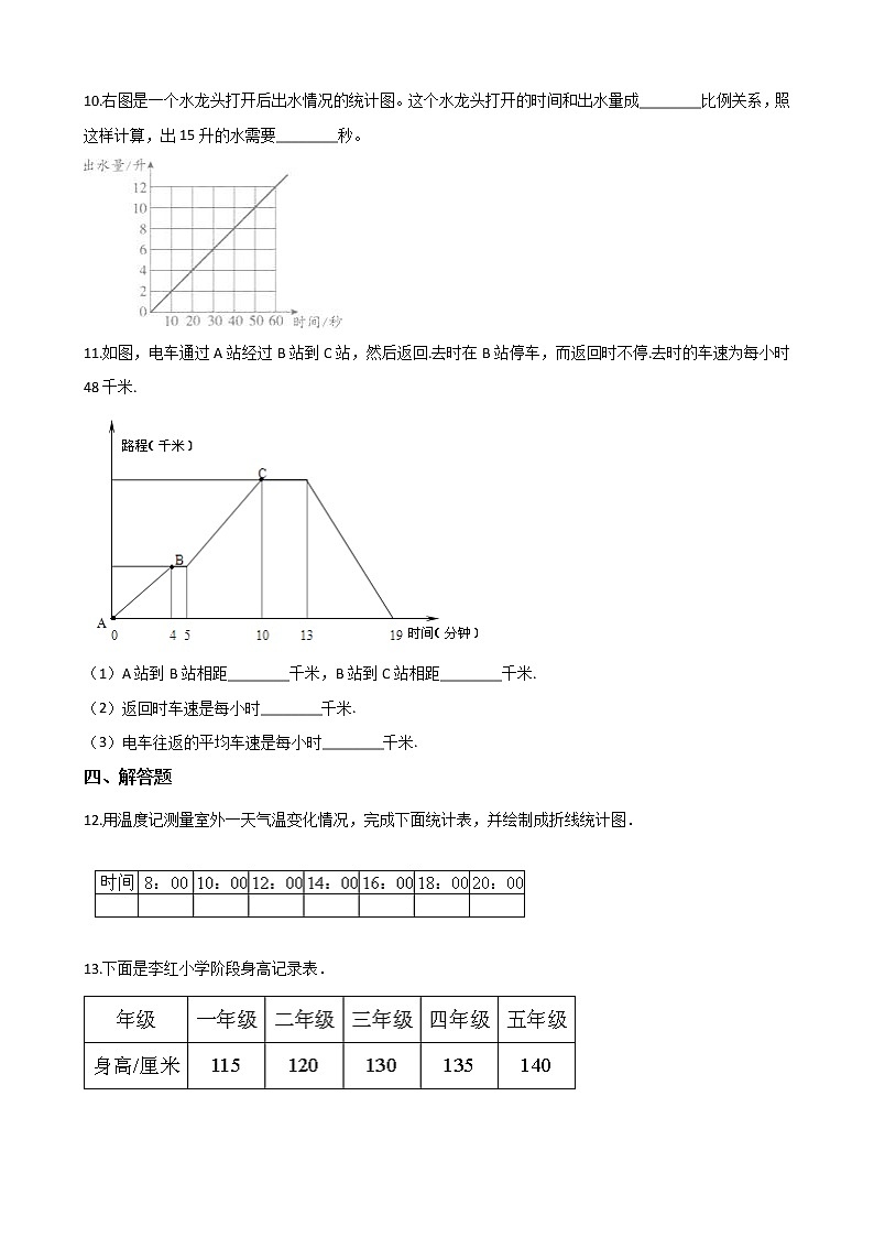 西师大版五年级数学下册第六单元测试卷 (10)03