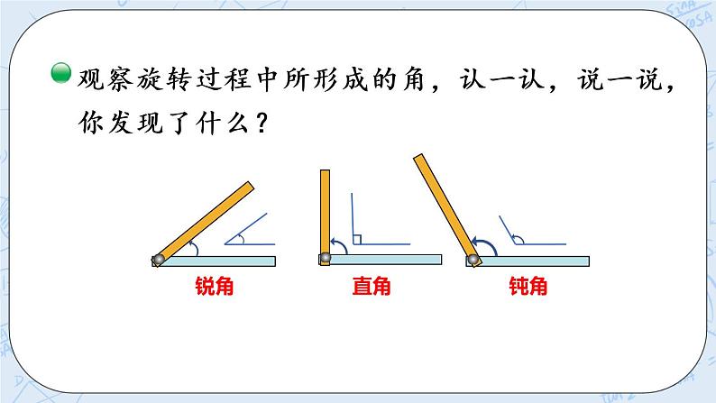 北师版数学四年级上册 2.4《旋转与角》PPT课件04