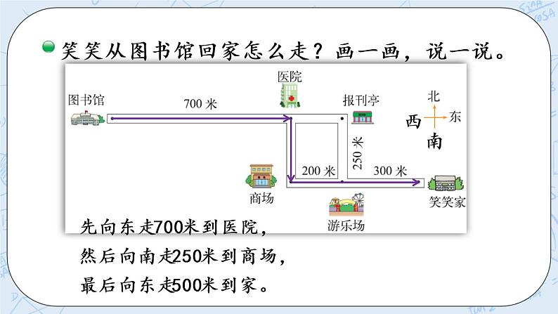 北师版数学四年级上册 5.1《去图书馆》PPT课件第7页