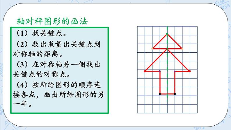 北师大版数学五年级上册教学课件—总复习  z.3 轴对称与平移04