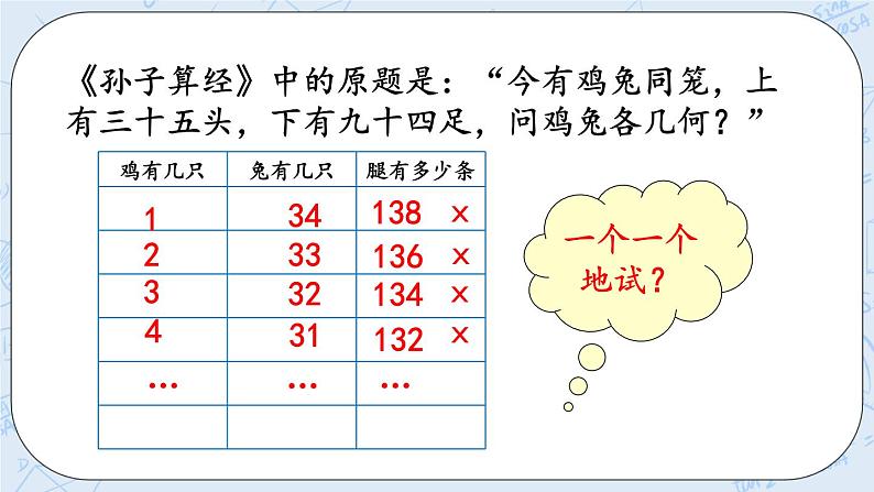 北师大版数学五年级上册教学课件—数学好玩- 尝试与猜测04