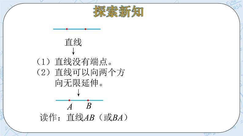 北师大版数学四年级上册-2.1 线的认识（课件+教案+学案+习题）06