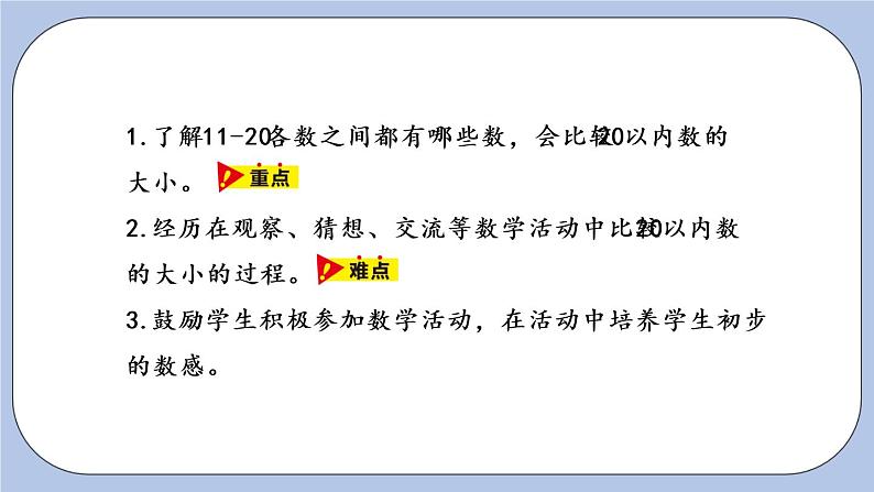 第7单元：11~20各数的认识 比较20以内数的大小课时3课件PPT第2页