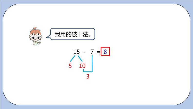 第9单元：20以内的减法 15、16、17、18减几课时5课件PPT08