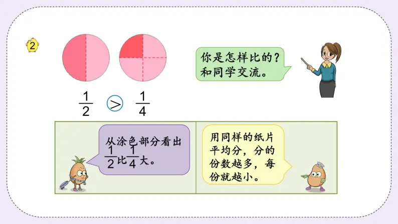 7.1 认识一个物体的几分之一 课件+练习08
