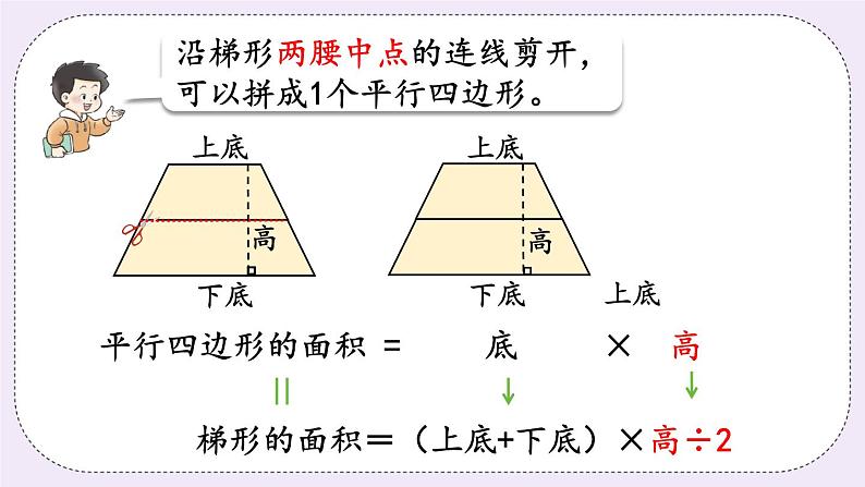 西师版五上5.4 梯形的面积（1）课件PPT08