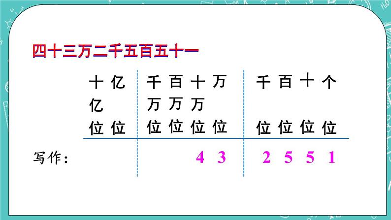 西师大版四上数学1.1《万以上数的读写》第2课时 万以上数的写法及大小比较 课件04