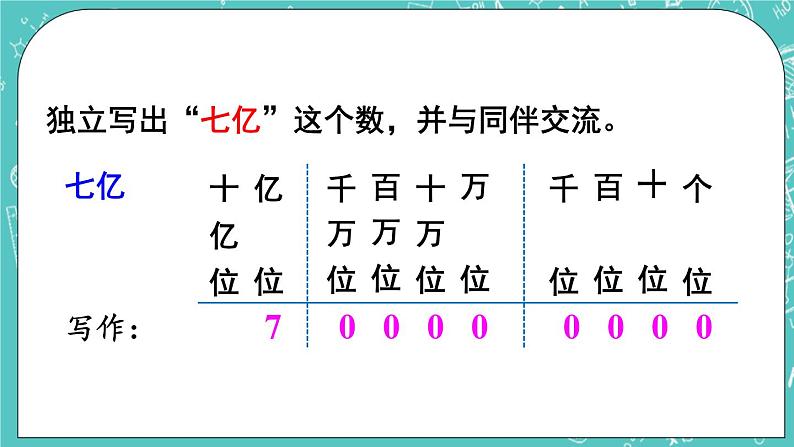 西师大版四上数学1.1《万以上数的读写》第2课时 万以上数的写法及大小比较 课件07