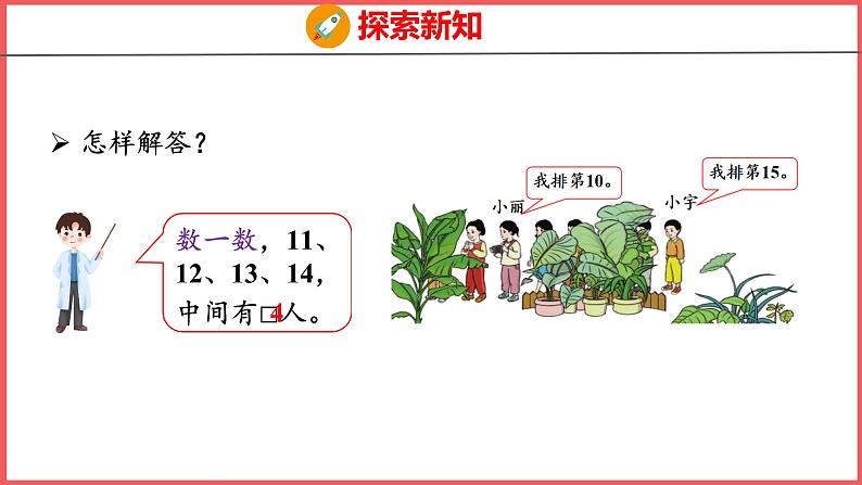 6.4 解决问题（课件)人教版数学一年级上册第6页