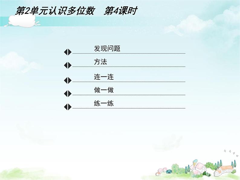 （课件）第二单元 认识多位数第4课时（1）-四年级数学下册 （苏教版）第2页