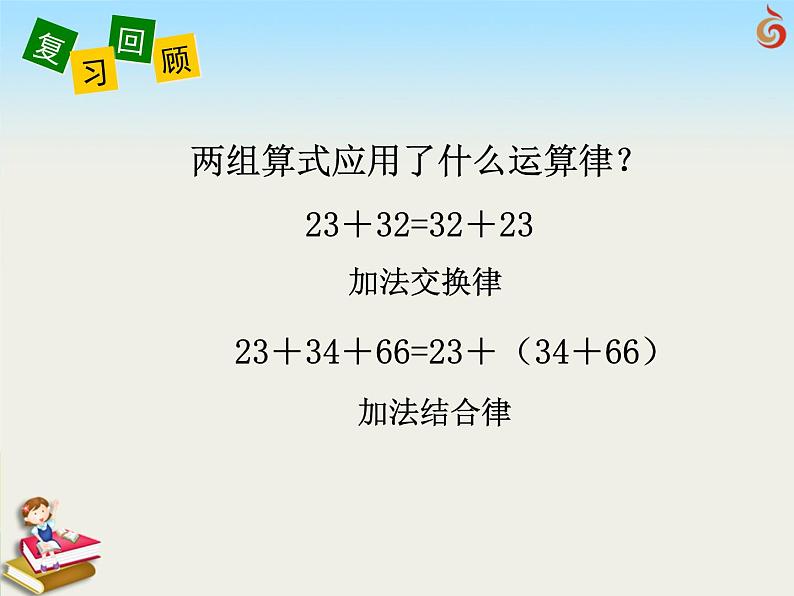 （课件）第六单元 加法运算律的运用-四年级数学下册 （苏教版）02