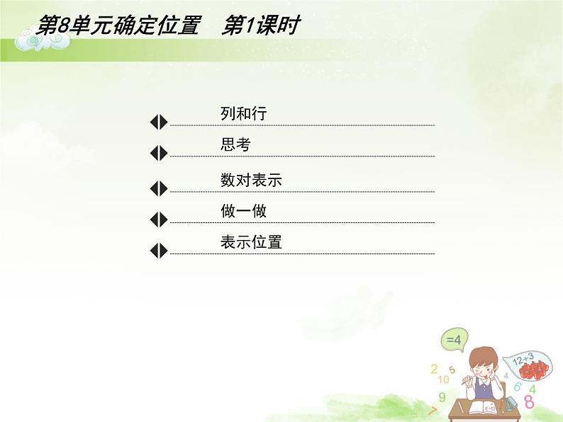 （课件）第八单元 确定位置第1课时（2）-四年级数学下册 （苏教版）第2页