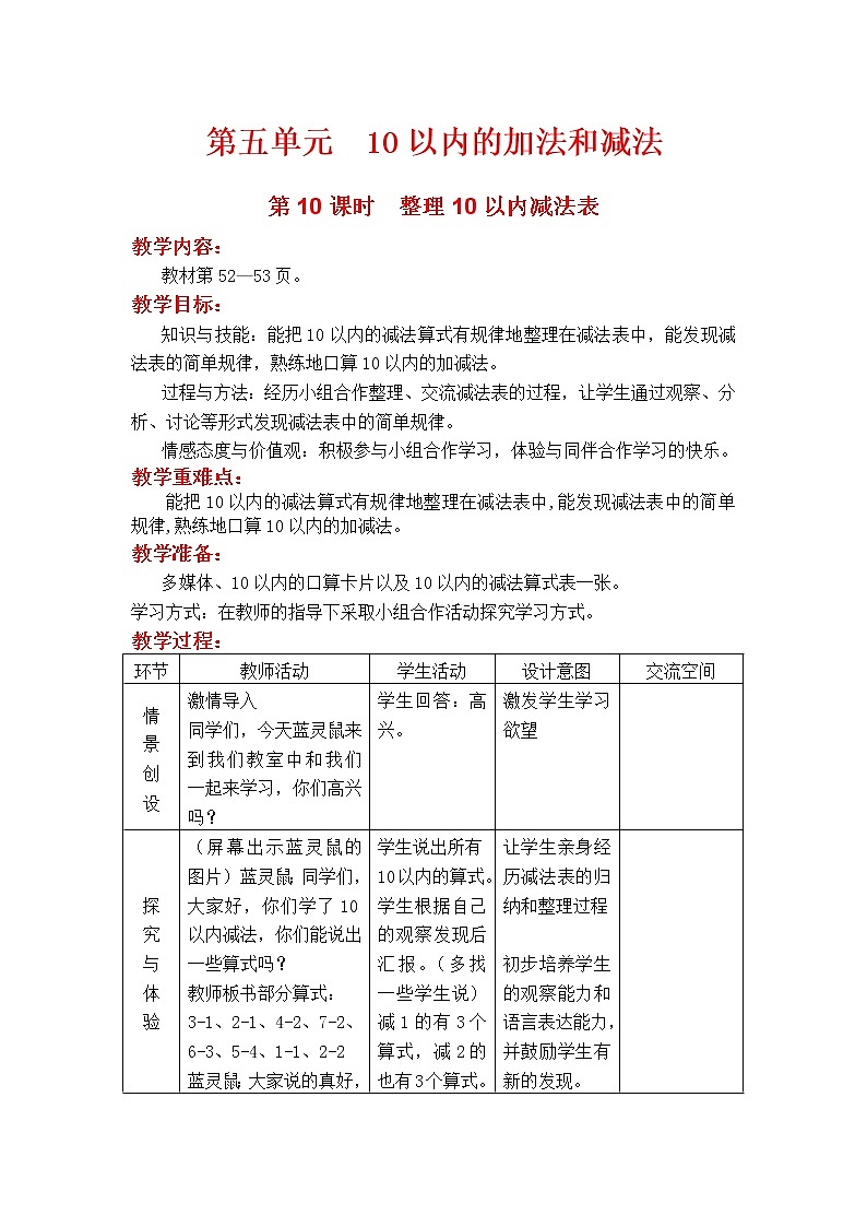 5.10 整理与复习（2） PPT课件+教案01