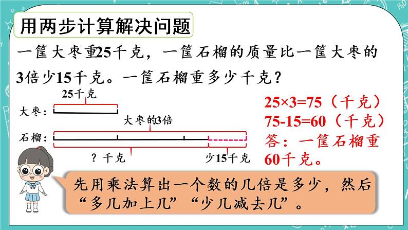 青岛版三上2.6 回顾整理课件PPT08