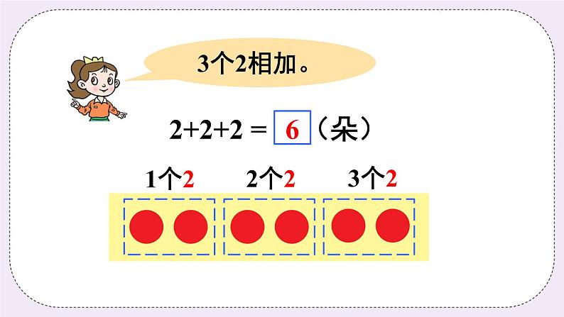 青岛版二上数学 1 几个相同的数连加 课件07