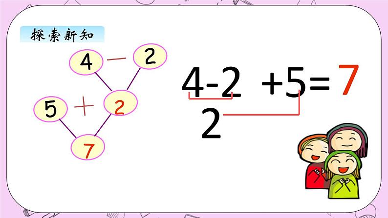 小学数学青岛版（六三制）一年级上 3.8加减混合 课件第8页