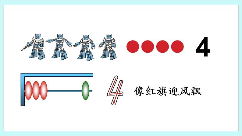 青岛版数学一上 认识1-5 课件PPT (共两课时)07