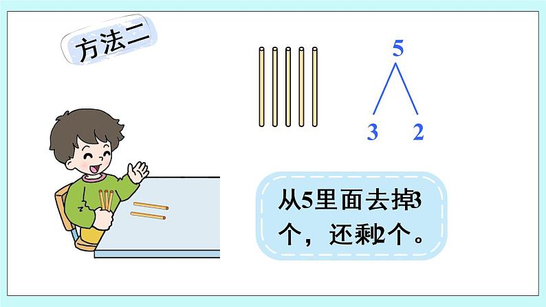 青岛版数学一上 2 5以内的减法 课件PPT07