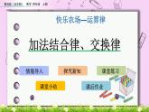 青島五四版數(shù)學(xué)四上3.1 加法結(jié)合律、交換律 課件