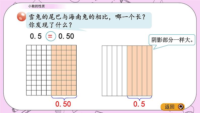 青岛五四版数学四上5.4 小数的性质 课件05