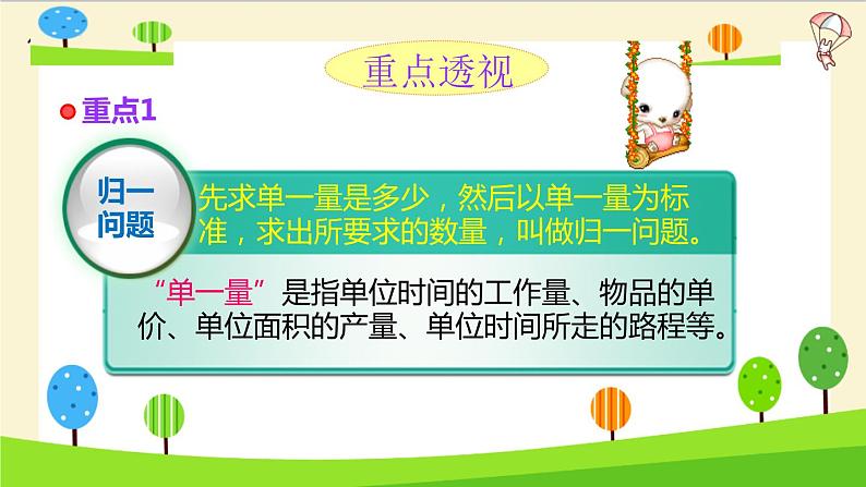 2023年小升初一轮复习知识点精讲专题 专题11 归一问题和归总问题课件PPT第4页