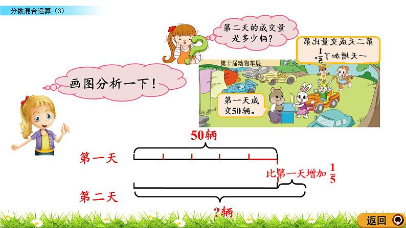 北师大版数学6年级上册 第二单元 2.3 分数混合运算（3）同步课件+教案+课时练06