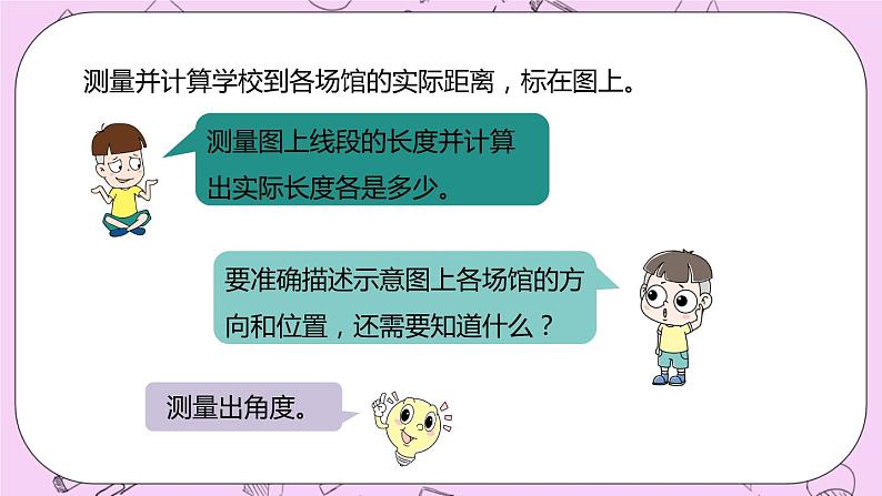 6.5 《认识线段比例尺，确定物体位置》 PPT课件 冀教版数学六上05