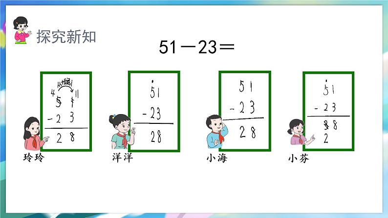 2.2 两位数减两位数(退位)第8页