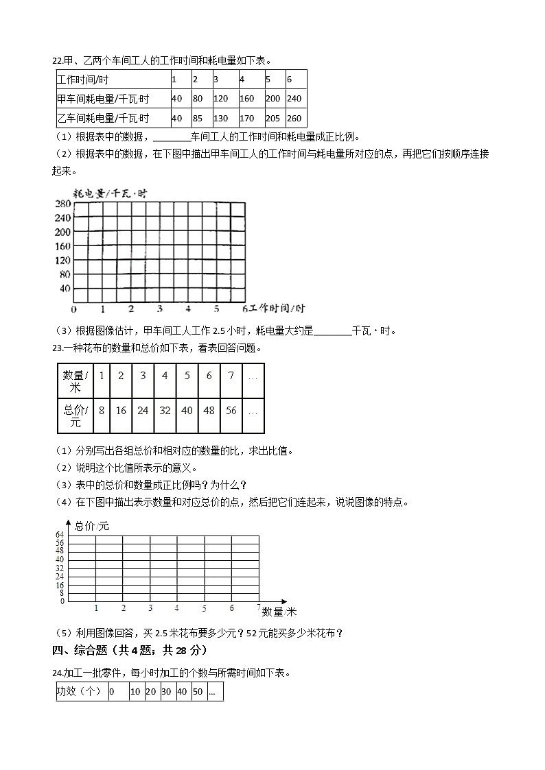 《考点精题》北师大版数学六年级下册第4单元试卷（含答案，解析）第3页