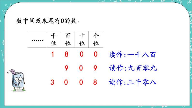 第四单元 万以内数的认识4.3 读数 课件08