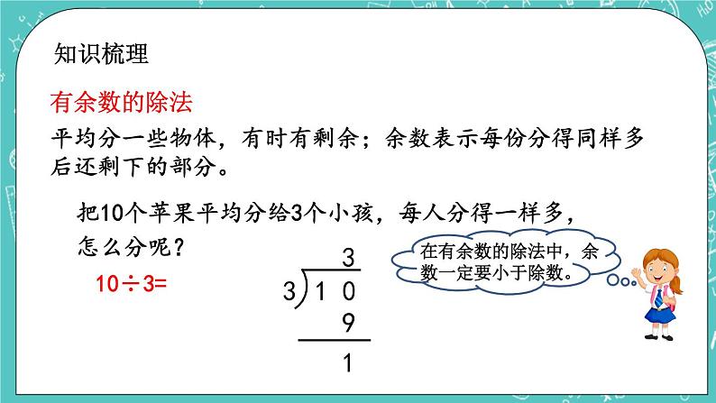 第十一单元 总复习11.2 有余数的除法、混合运算 课件03