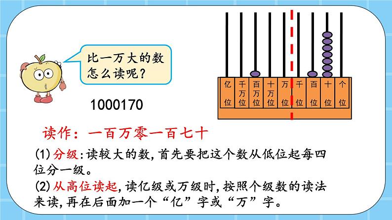 第一单元  大数的认识1.2.1 大数的读法 课件第4页