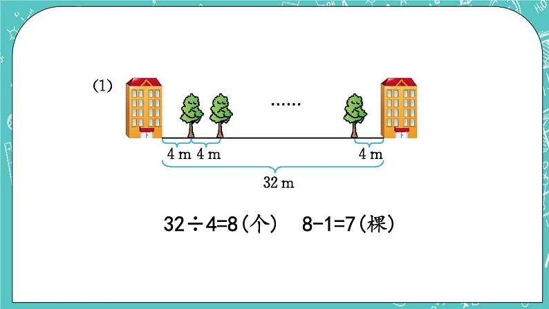 第五单元 解决问题5.4 植树问题 课件第7页