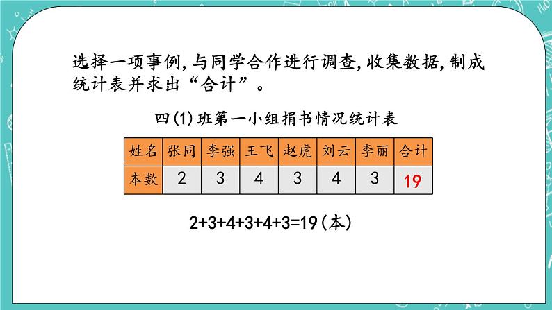 第七单元 统计表7.1 统计表 课件05