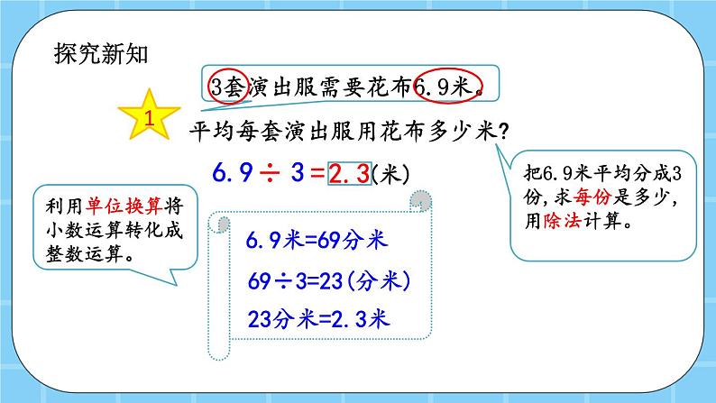 第二单元  小数除法2.1.1 小数除以整数 课件第3页