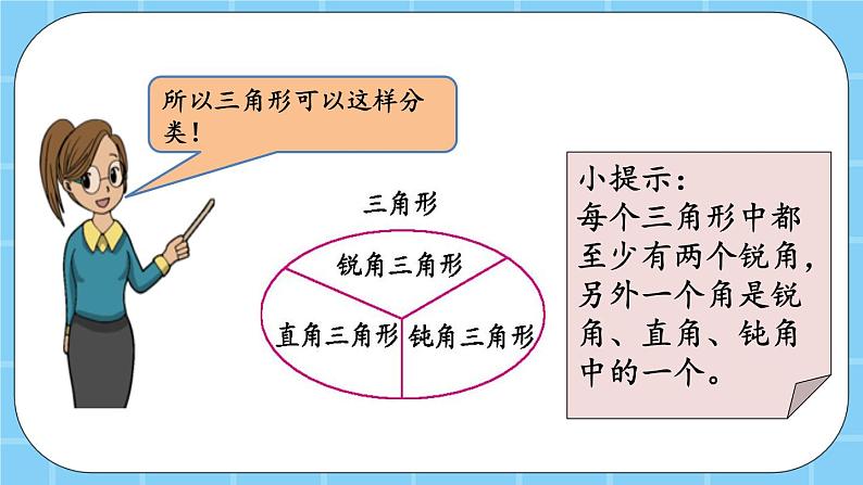 第三单元  平行四边形、梯形和三角形3.3.2 三角形的分类 课件05