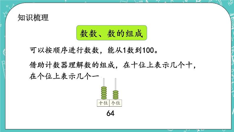 第一单元 认识100以内的数1.10 整理与复习 课件03