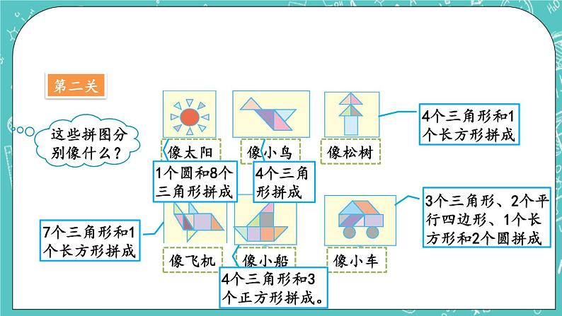 第五单元 认识图形5.2 拼图及认识七巧板 课件第6页