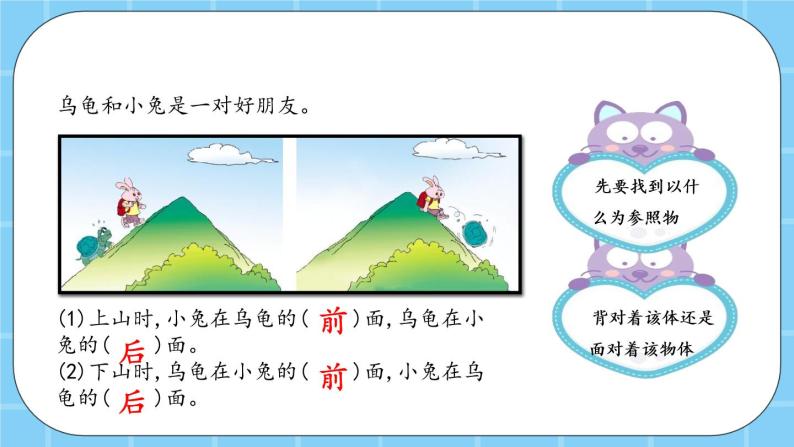 第四单元  位置与顺序4.1 位置与顺序（1） 课件04