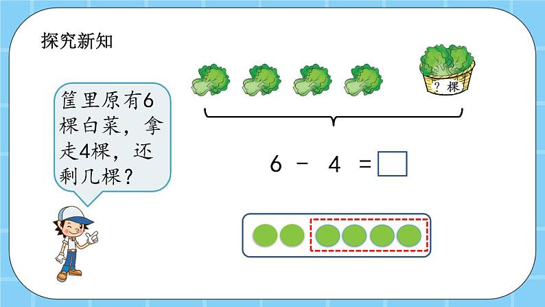 第五单元  加法和减法（一）5.3.2 6和7的减法 课件第5页