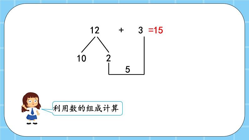 第七单元  认识11-20各数7.4 20以内数的不进位加法和减法 课件第8页