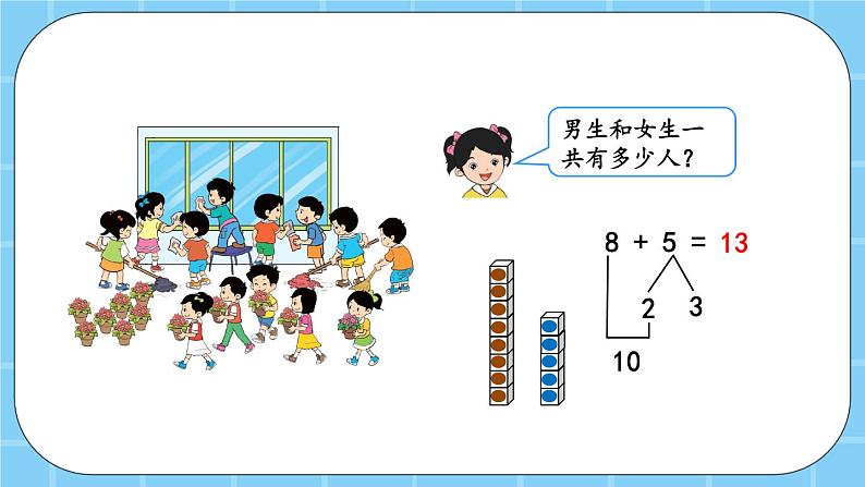 第九单元  加法和减法（二）9.2.1 8、7、6加几 课件03