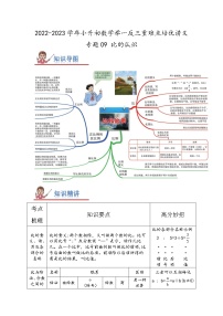 2023年小升初数学举一反三重难点培优讲义 专题09《比的认识》