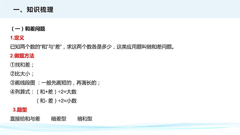 2023年小升初数学专项复习课件  第11讲 和差、和倍、差倍问题（课件）06