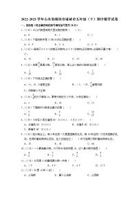 山东省潍坊市诸城市2022-2023学年五年级下学期期中数学试卷