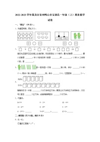 2022-2023学年黑龙江省双鸭山市宝清县一年级（上）期末数学试卷