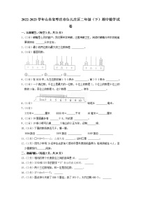 山东省枣庄市台儿庄区2022-2023学年二年级下学期期中数学试卷