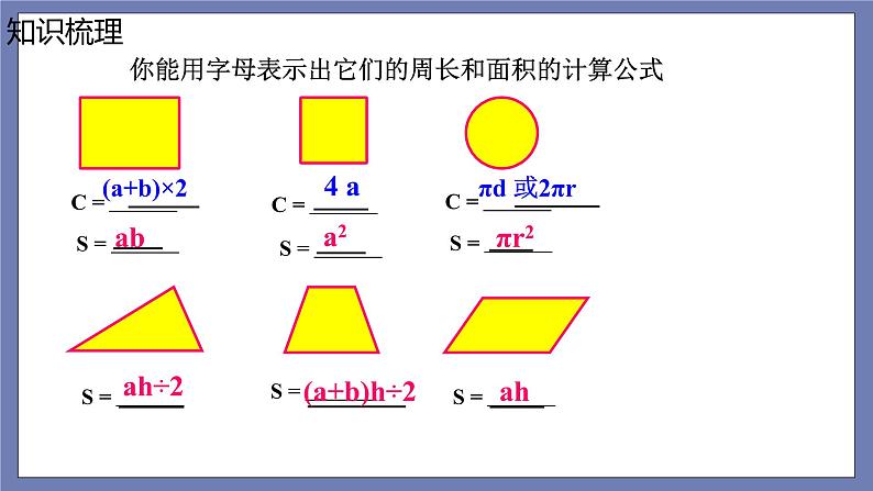 小升初苏教版数学专题总复习：第17课时平面图形周长和面积（一）课件(共17张PPT)+同步练习（含答案）04