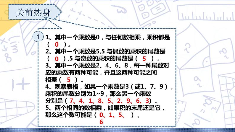 小升初苏教版数学专题复习课件：第10讲 简单的乘除法竖式迷第5页